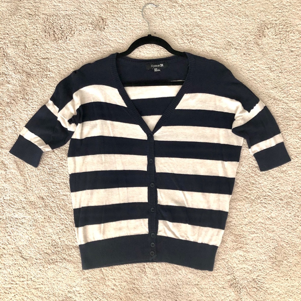 🌟2 for $10/ Short sleeve cardigan sweater